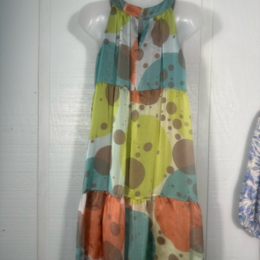 Expo Sleeveless Multicolored Dress Size 10 EUC - Picture 3 of 5